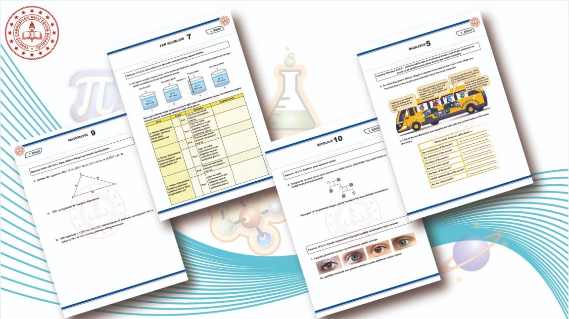 2. DÖNEM 1. SINAV ÖRNEK SORULAR VE ÇÖZÜMLERİ MİLLİ EĞİTİM BAKANLIĞI TARAFINDAN YAYINLANDI